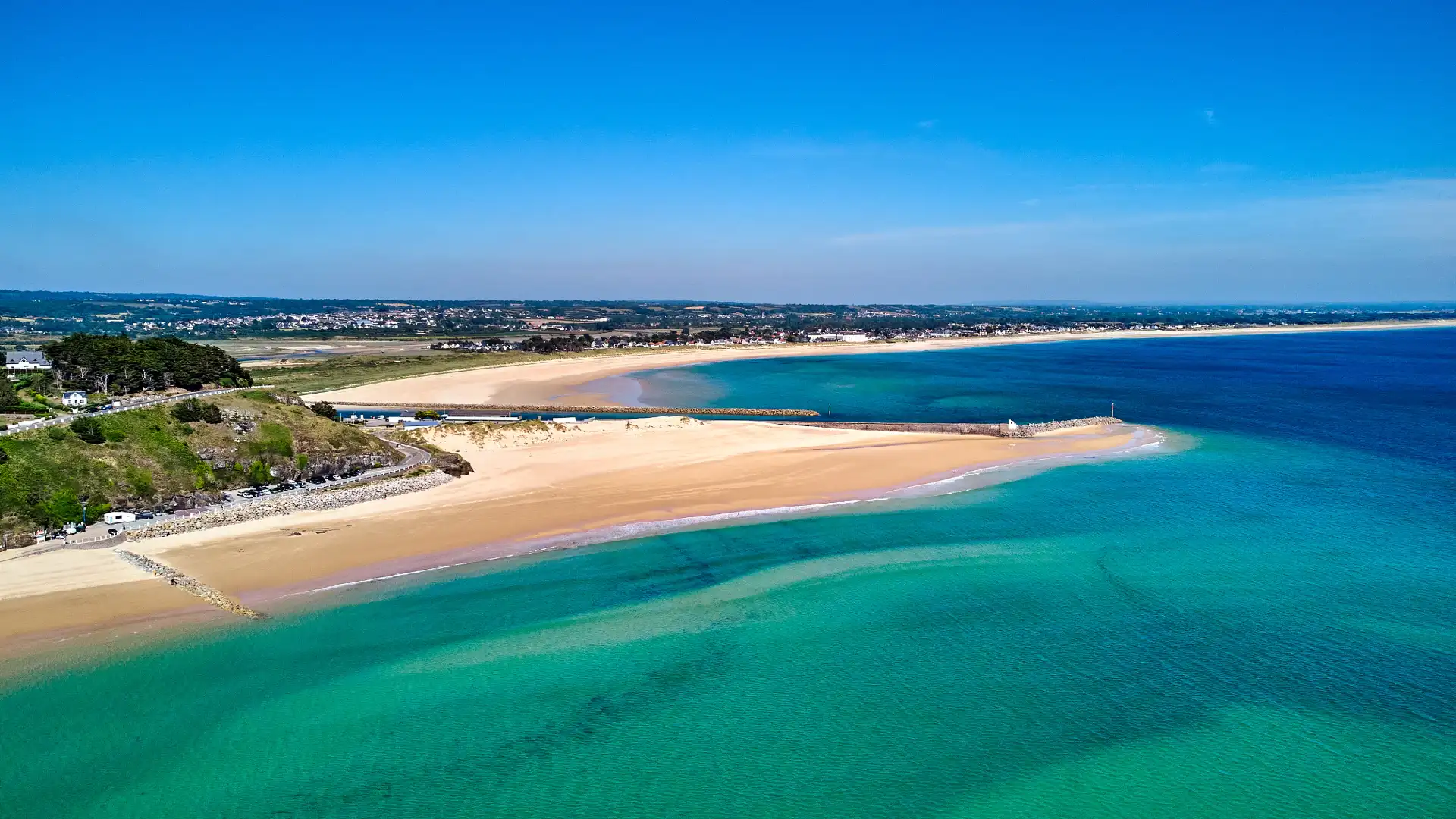 le littoral de Barneville-Carteret est une destination idéal pour des vacances en camping en bord de mer