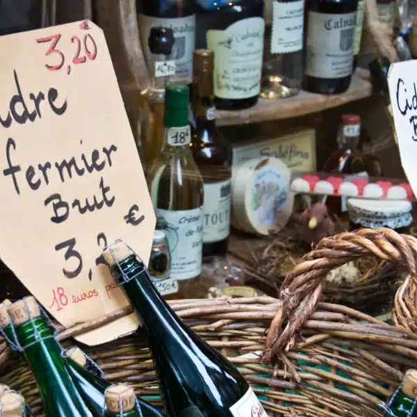 Le marché de Portbail, le dimanche matin